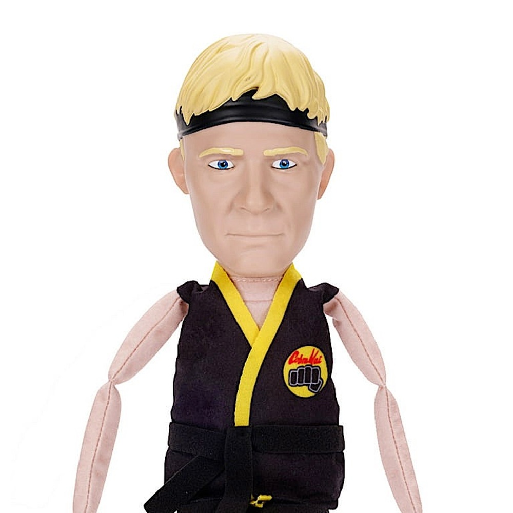 NIB JOHNNY LAWRENCE TALKING COBRA KAI SHELF TALKER 12” COLLECTIBLE FIGURE